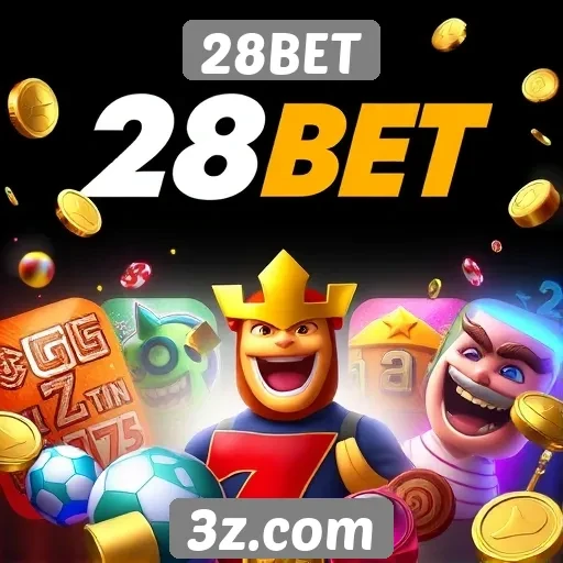 Variedade de jogos disponíveis na plataforma 28BET